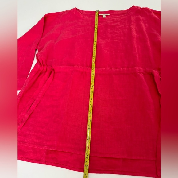 Eileen Fisher Capri Handkerchief Linen
Bateau Neck 3/4 Sleeve Top Size XS - Picture 6 of 9